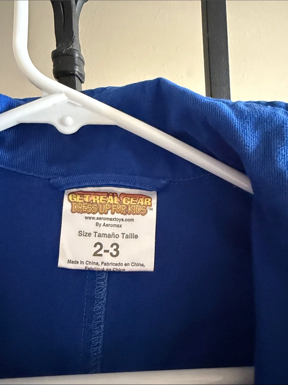 Kids Sz Tall 2-3 Blue NASA Space Camp Flight Suit, Aviator Coveralls Air Force